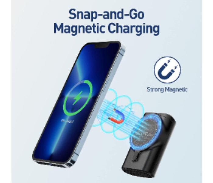 Link Me 10000 Mag Black iWALK Magnetic Wireless Portable Charger - Zoom Image 5