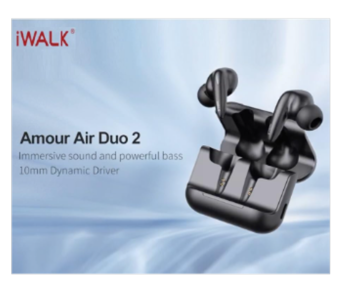 ARMOUR AIR DUO 2 WHITE iWALK Waterproof True Wireless Bluetooth Earbuds - Zoom Image 3