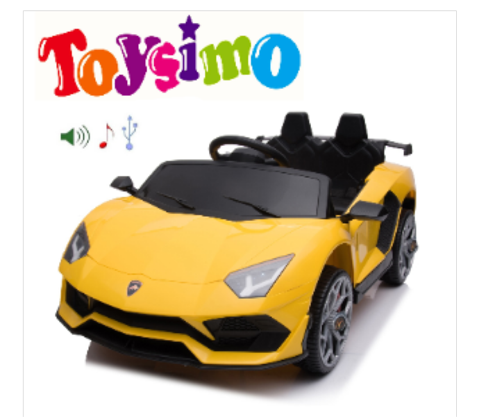 Lamborghini Ride On Car for Kids 12V Electric Vehicle with Realistic Features - Zoom Image 1