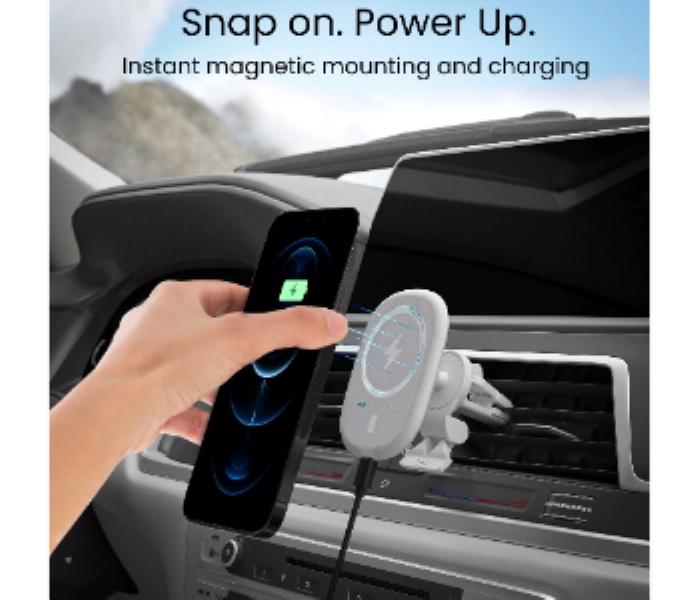 TECHSMARTER MAGBOOST WIRELESS CAR CHARGER.MOUNT - Zoom Image 4