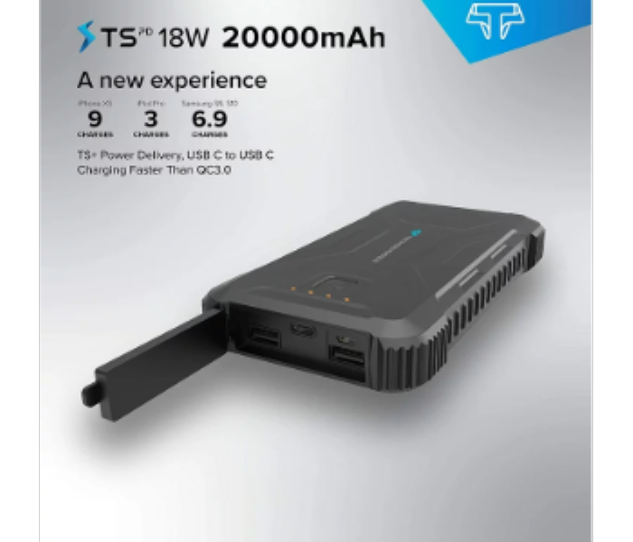 TECHSMARTER TSBAR RUGGED 20000 Powerbank - Zoom Image 3