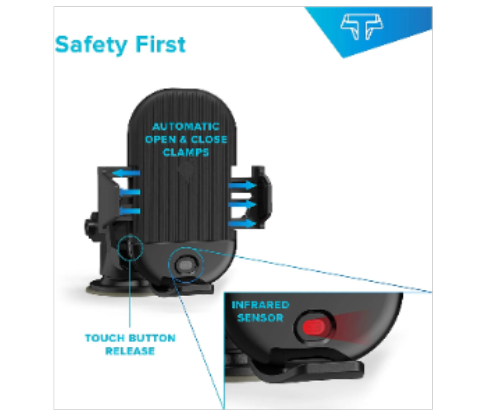 TECHSMARTER TSMPH 15 W WIRELESS CAR CHARGER - Zoom Image 2