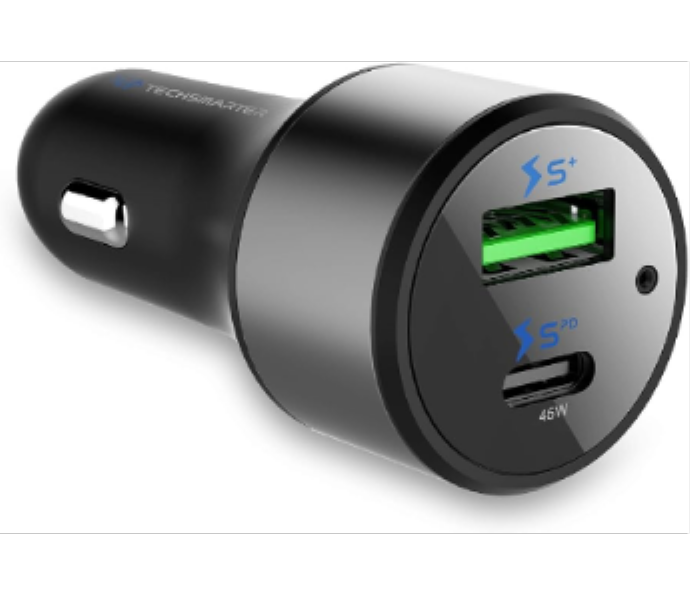 TECHSMARTER TSMPH 63W Dual USB C CAR CHARGER - Zoom Image 1