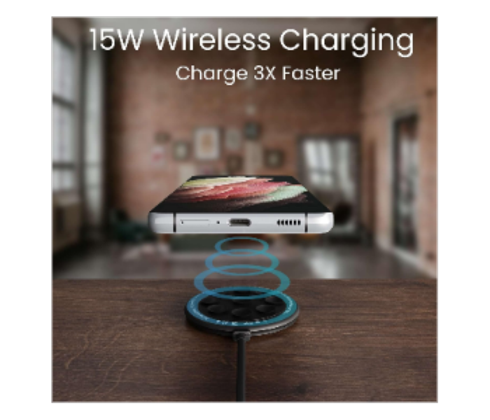 Techsmarter Wireless 15W Charger Pad Suction - Zoom Image 3