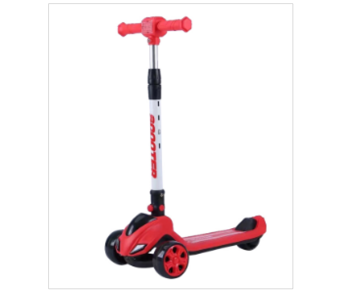 Masaar BYL 528  Kids Kick Scooter with PLU Light Wheel Red - Zoom Image 1