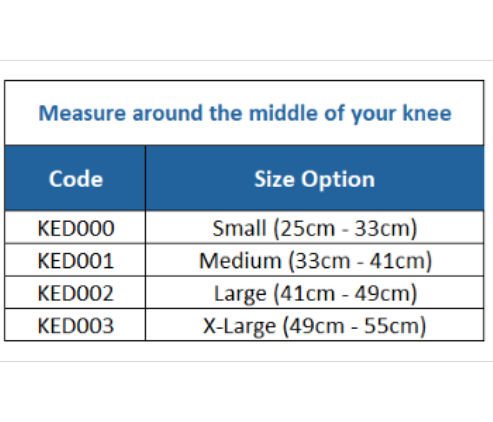 KEDLEY Active Elasticated Knee Support for Men and Women - Zoom Image 3