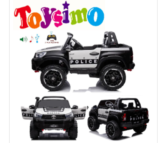 12V Hilux Police Ride On Car Your Childs Ultimate Adventure Awaits - Zoom Image 2