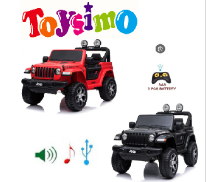 12V Jeep Rubicon Ride On Car for Kids Ultimate Off Road Adventure - Zoom Image 2