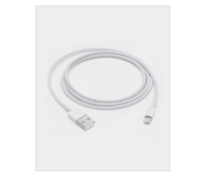 Apple Lightning USB Cable 1mtr model mxly2zm - Zoom Image 1