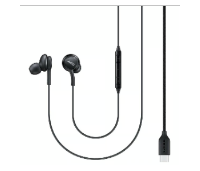 Samsung Stereo In Ear Earphones Type C EO IC100 Black - Zoom Image 2