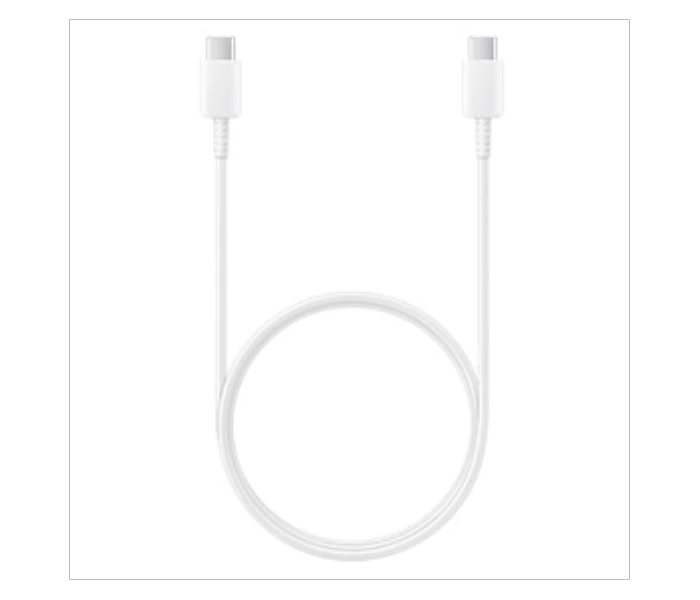 Samsung USB C To C Cable 1mtr White color EP DN975 - Zoom Image 2