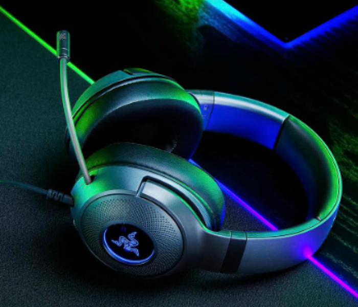 Razer Kraken V3 X Wired USB Gaming Headset Lightweight Build Triforce 40mm Drivers - Zoom Image 3