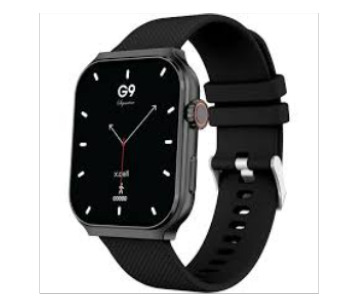 X.Cell G9 Signature Silicon Smart Watch Black - Zoom Image