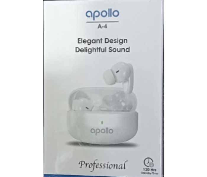 X.Cell Professional Wireless Stereo Earbuds Apollo A4 White - Zoom Image 2