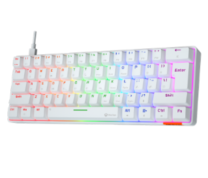 MEETION HESTIA Mechanical GAMING KEYBOARD Type C Mini   MT MK005 WHITE - Zoom Image 1