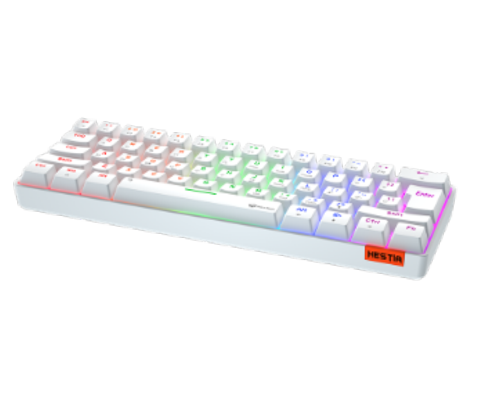 MEETION HESTIA Mechanical GAMING KEYBOARD Type C Mini   MT MK005 WHITE - Zoom Image 3