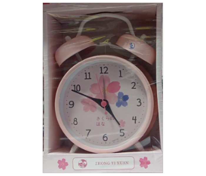 Zhong Yi Xuan SA011RK Twin Bell Alarm Clock Loud Bell LitePink - Zoom Image