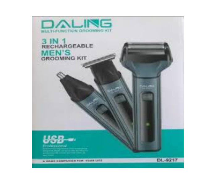 Daling Dl9217 3 In 1 Rechargeable Hair Clipper Shaver beard Styling Hair Removal machine - Zoom Image 2