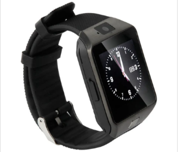 Smart Watch Rubber Strap with Sim slot DZ 09 Black with Minimal Scratches SC002 - Zoom Image