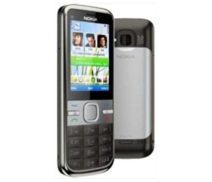 Nokia C5 Refurbished Mobile Phone Grey with Back Panel Scratch SC002 - Zoom Image