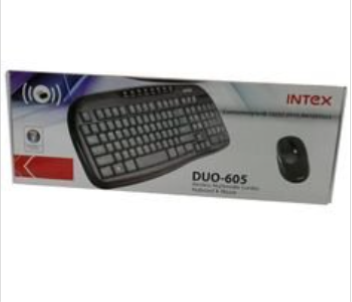 Intex Duo 605 Wireless Wireless Multimedia Combo Keybord And Mouse - Zoom Image 2