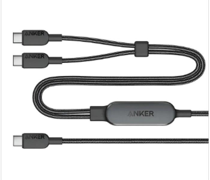 Anker 2  in    1 USB    C   Cable  1.2 Meters    Black    140W      A8895H11 - Zoom Image 2