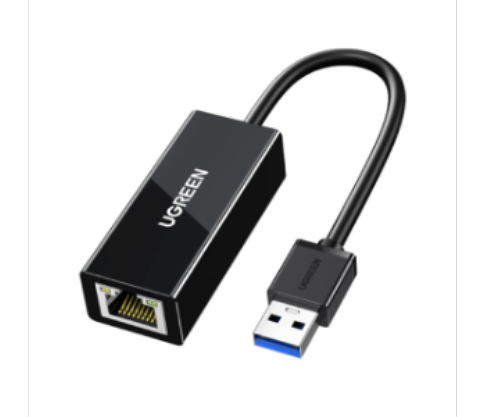 Amztor Ugreen USB 3.0 Gigabit Ethernet Adapter Black CR111 - Zoom Image