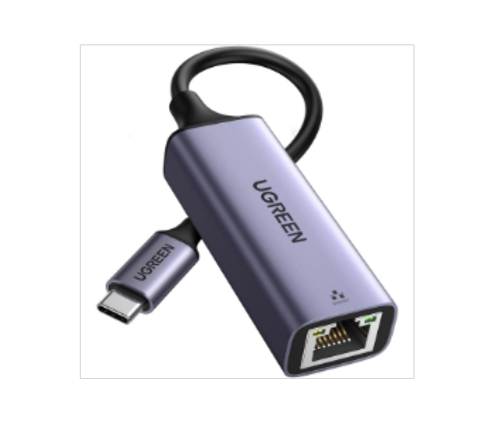 Amztor Ugreen Usb Type C to 10 100 1000m Ethernet Adapter Space Grey CM199 - Zoom Image