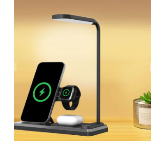 Trands WC564 4in1 Wireless Charger with LED Lamp - Zoom Image 2