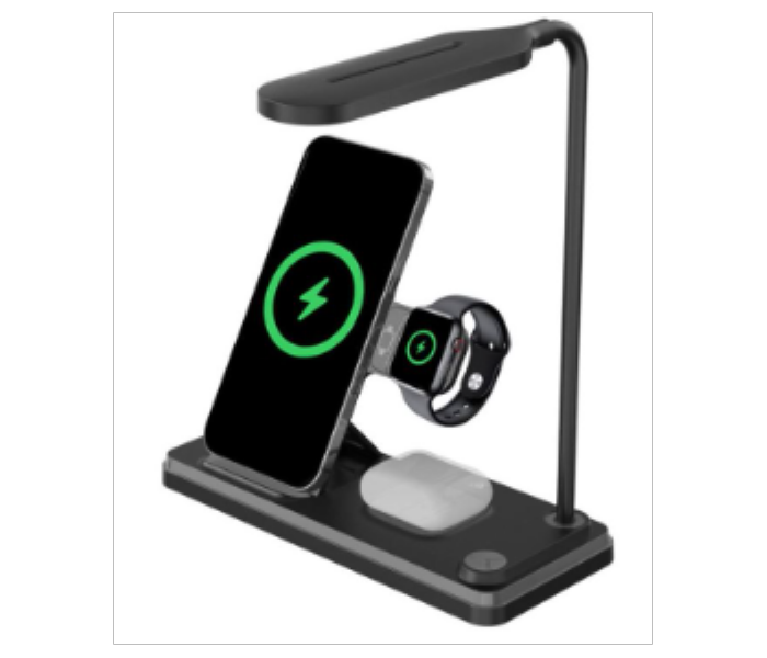 Trands WC564 4in1 Wireless Charger with LED Lamp - Zoom Image 1