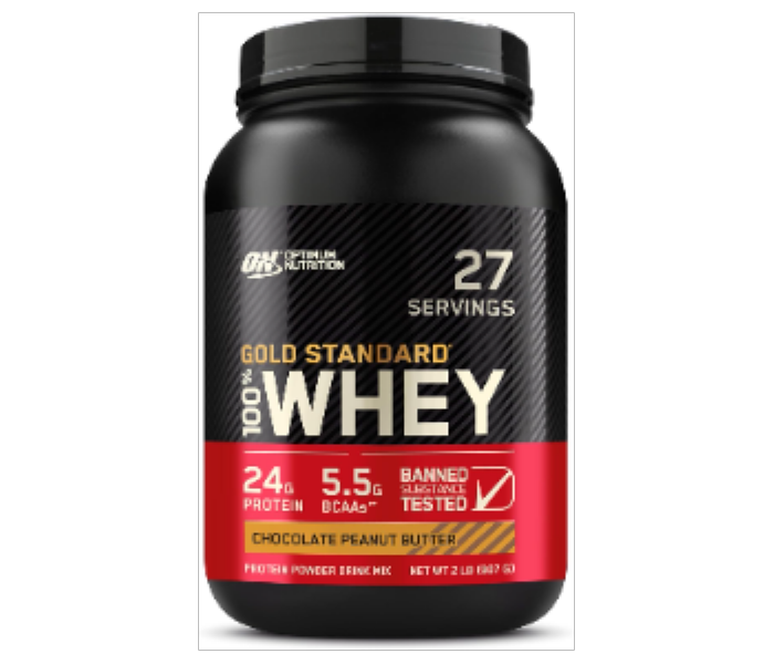 Optimum Nutrition Gold Standard Whey 2lbs Chocolate Peanut Butter - Zoom Image