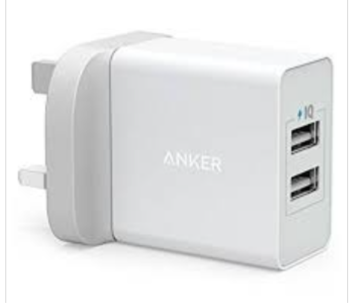 Anker 24W 2 Port USB Universal Charger White - Zoom Image 2