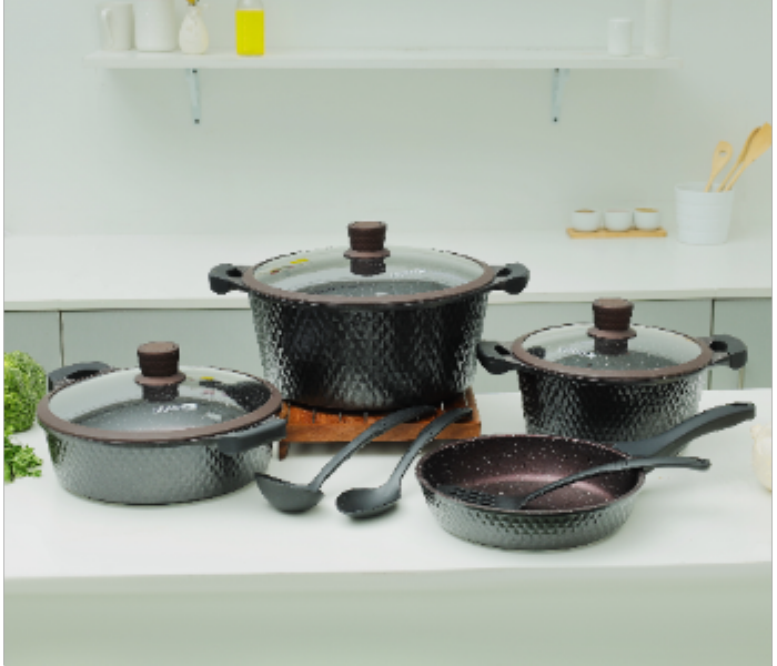 ROYALFORD 10pc Royal Die Cast Cookware Set - Zoom Image 1