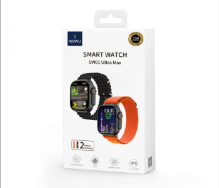 WiWU SW01 Ultra Max Sports Brand New Smart Watch  Black - Zoom Image 5