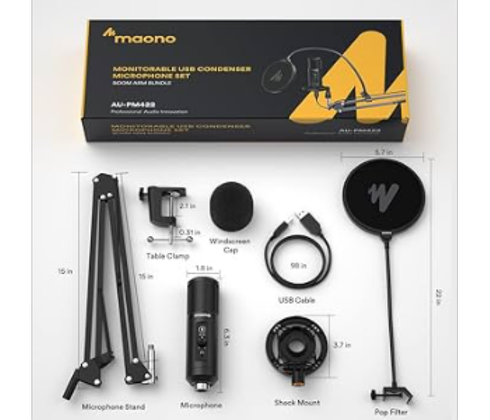 MAONO A04 Professional Podcaster USB Microphone - Zoom Image 2