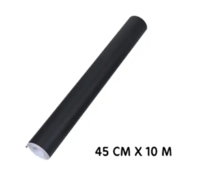 Self Adhesive Black Sticker Matt 10 Meter - Zoom Image