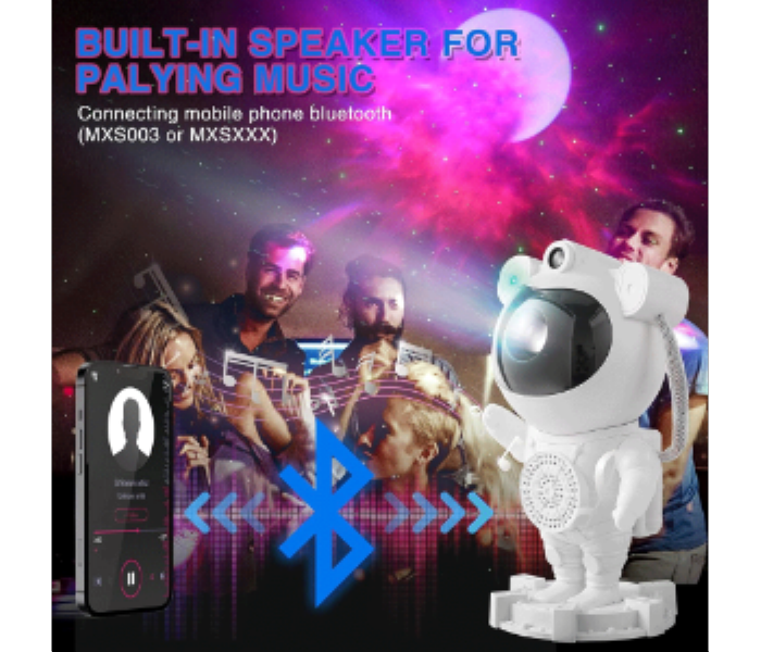 Star Night Light Projector  Music Bluetooth Speaker  Spaceman Astronaut Galaxy - Zoom Image 4