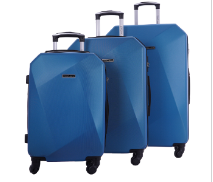 Para John PJTR3021L 3 Pcs ABS Trolley Blue - Zoom Image 1