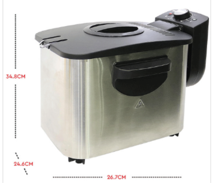 Nobel NDF8G Deep Fryer 4 Ltr Black Countertop - Zoom Image 5