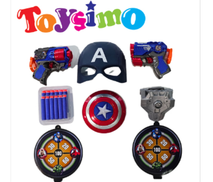 Captain America Guns with Mask Set Gear Up Like a Hero - Zoom Image 1