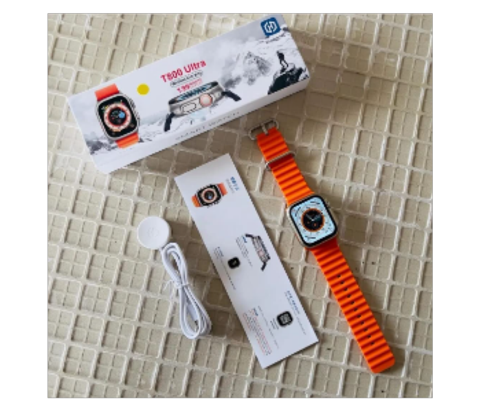 T8OO Ultra Smart Watch Clip USB Charging Smart Watch Ocean Band Loop Wrist Strap - Zoom Image 2