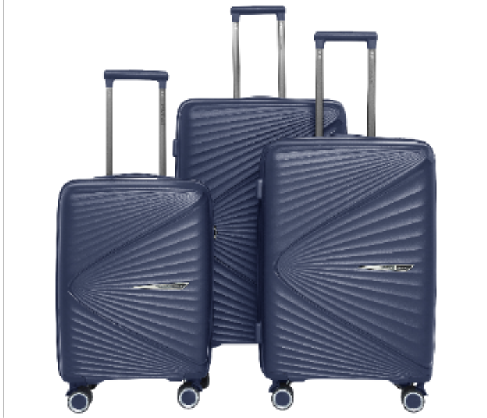 Para John PJTR3194SL 3 Pcs ABS Trolley Set Steel Blue - Zoom Image 1