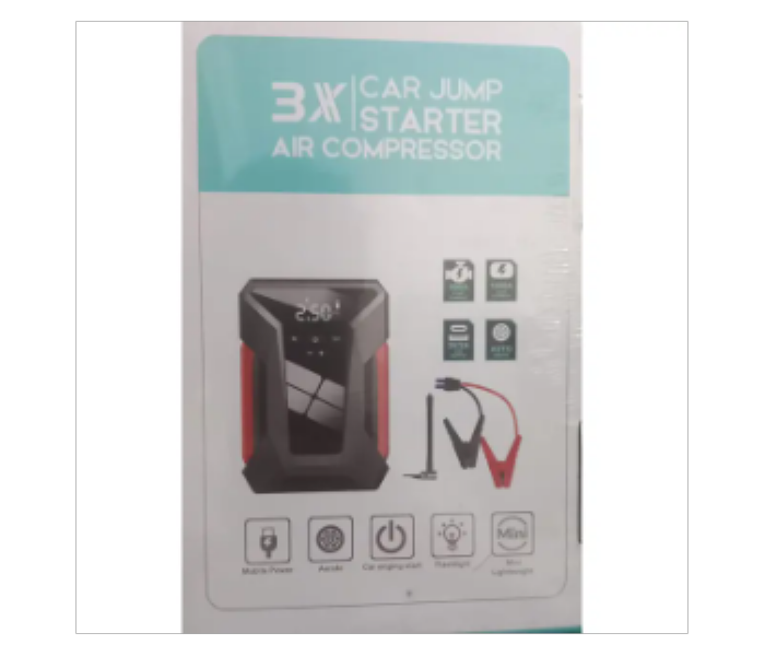 Car Jump Starter Air Compressor 600amp 12v Nyork - Zoom Image 3