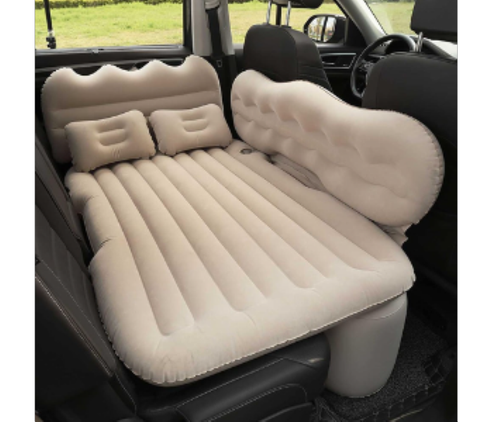 Car Travel Inflatable Mattress with 2 Air Pillows Beige - Zoom Image 4