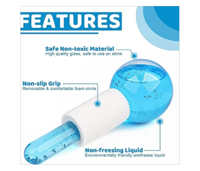 Fotrsta Ice Roller Globes Crystal Massager Stick Ice Hockey Beauty - Zoom Image 3