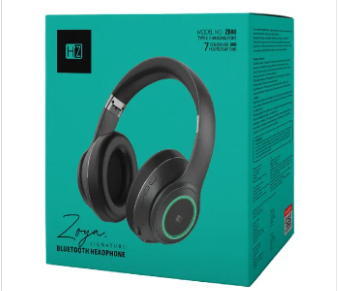 Heatz Zoya ZB80 Bluetooth Headphones Wireless Audio - Zoom Image