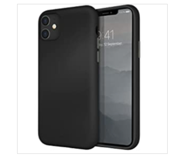 Uniq Lino Series Case Compatible for Apple iPhone 11 Pro Black - Zoom Image 1