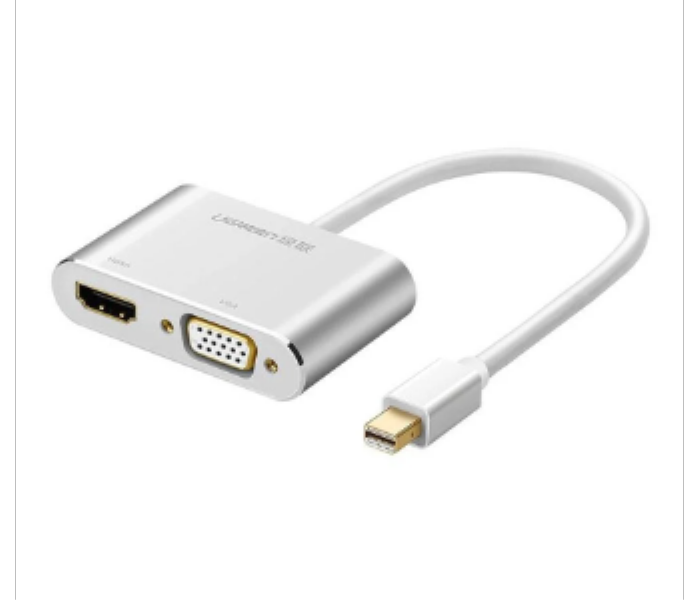 Ugreen MD115 20421 Mini DP to HDMI   VGA Converter Silver - Zoom Image