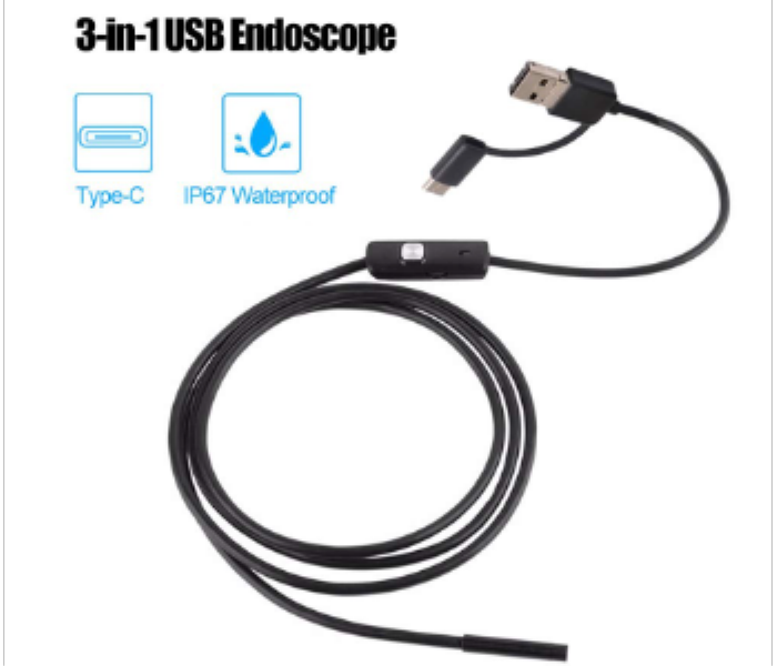 Phone External Camera Borescope Inspection Camera with 6pcs LED Lights for Inspection Maintenance - Zoom Image 3