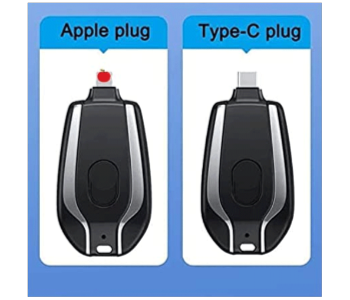 Mini Power Fast Charging Powerbank with Type c and Lightening Pin 1500ma - Zoom Image 1